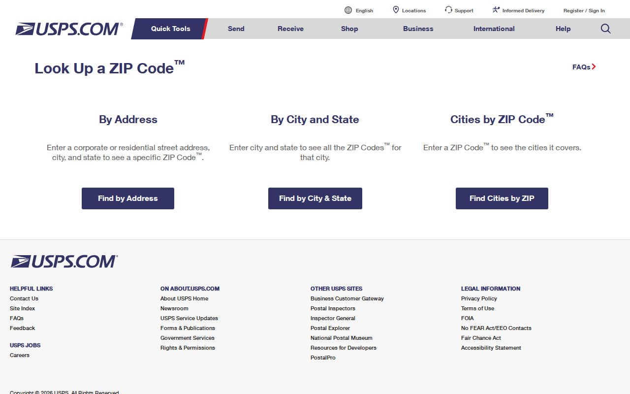 Valley Stream ZIP code directory USPS address and ZIP lookup form