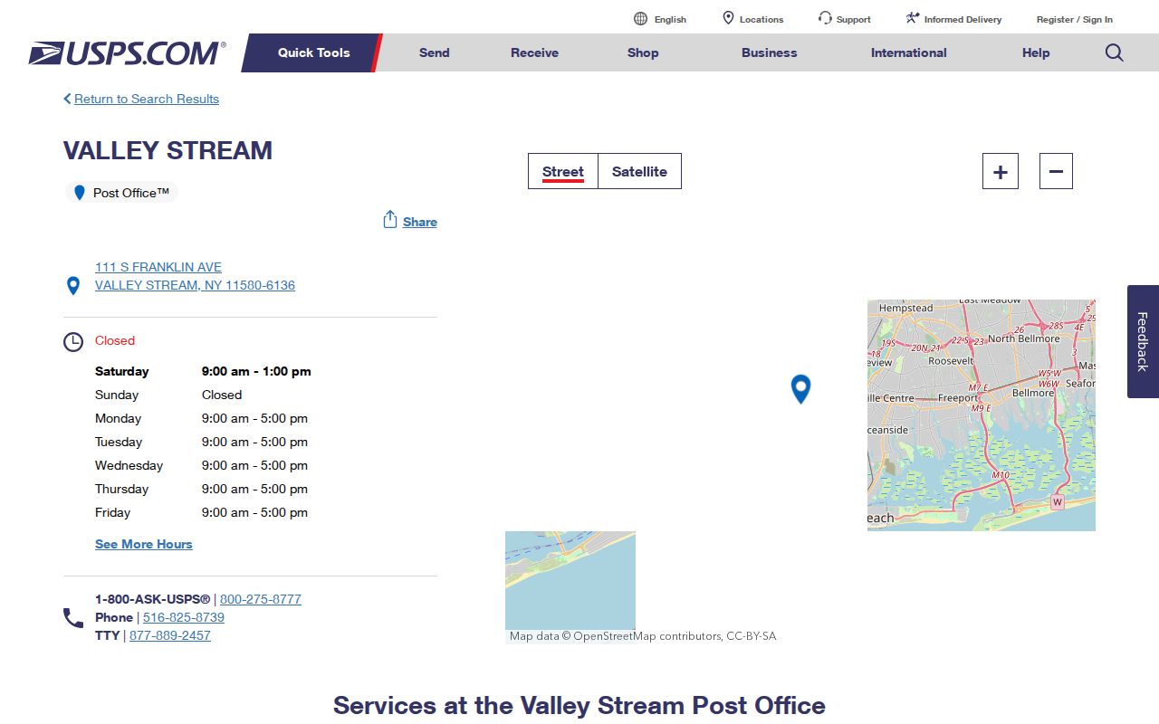 Valley Stream ZIP code directory Valley Stream Post Office information